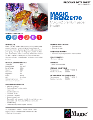 Download For Magic Brand FIRENZE 170 Print Media