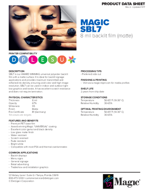 Download For Magic Brand SBL 7 Backlit Print Media