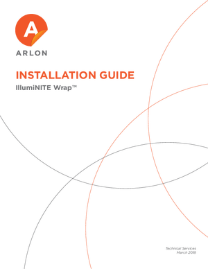 Install Guide For Arlon IllumiNITE Wrap Reflective FLITE Technology Calendered Vinyl PSA Print Media