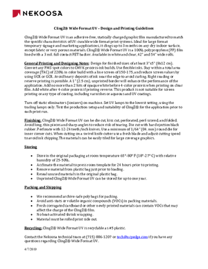 Design & Printing Guide For Mojave Digital Media ClingZ Wide Format Window PSA Print Media